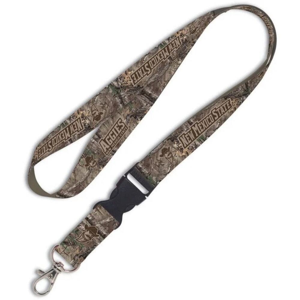 New Mexico State Aggies Reversible Graphic Detachable Lanyard Keychain - NWT